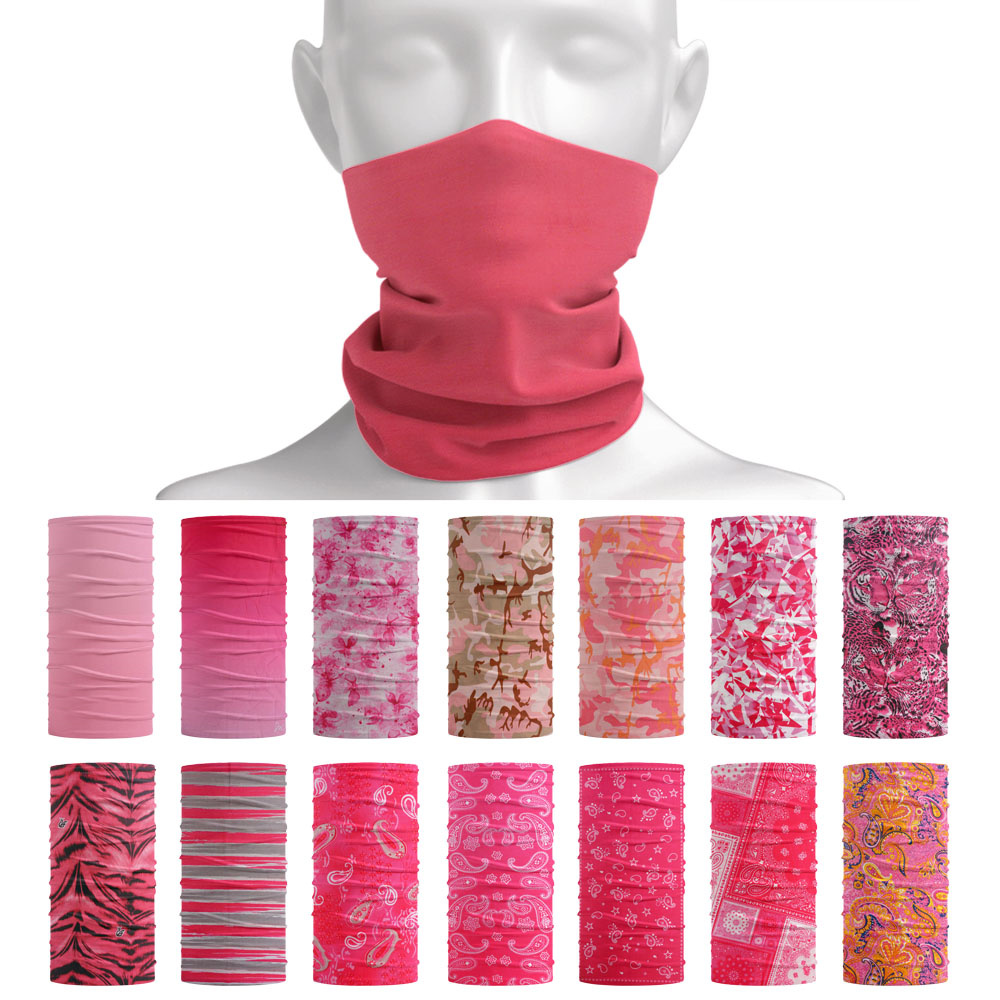 Running Gear Autumn - Pink Seamless Outdoor Bandana Cycling Neck