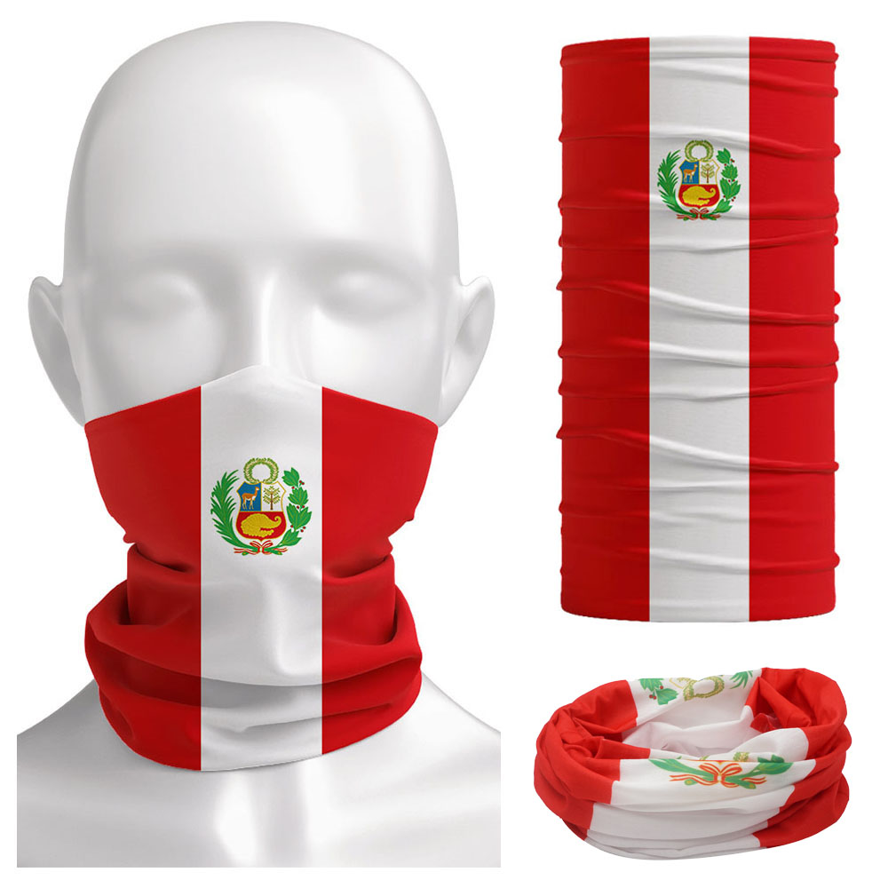 Running Gear Autumn - Brand New Peruvian Flag Pattern Bandana