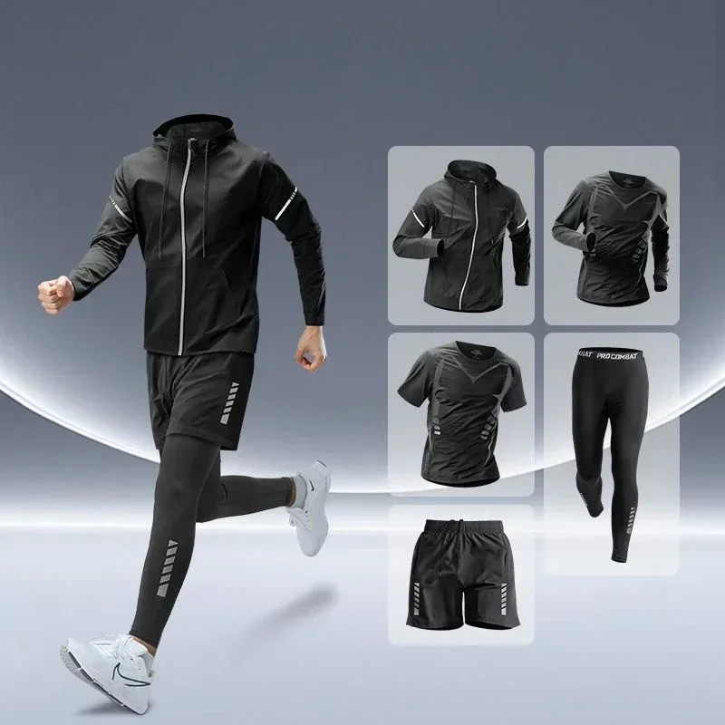 Men's Fitness Running Set Tigh - Running Gear Autumn ulasan dan harga