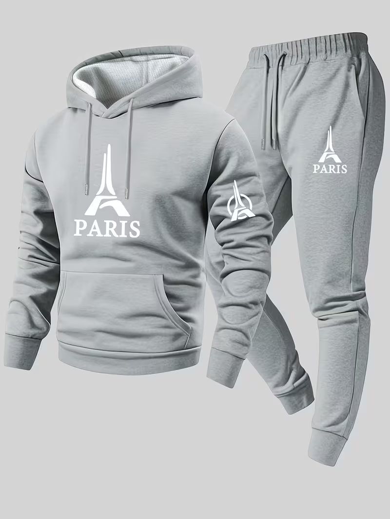 Paris Men's Urban Casual Two-P - Running Gear Autumn ulasan dan harga