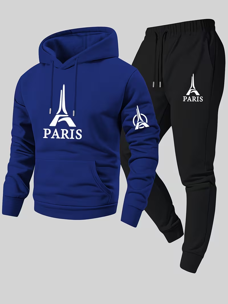 Paris Men's Urban Casual Two-P - Running Gear Autumn ulasan dan harga