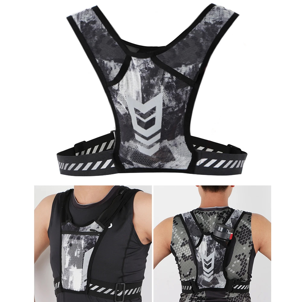 Reflective Running Vest with P - Running Gear Cool ulasan dan harga