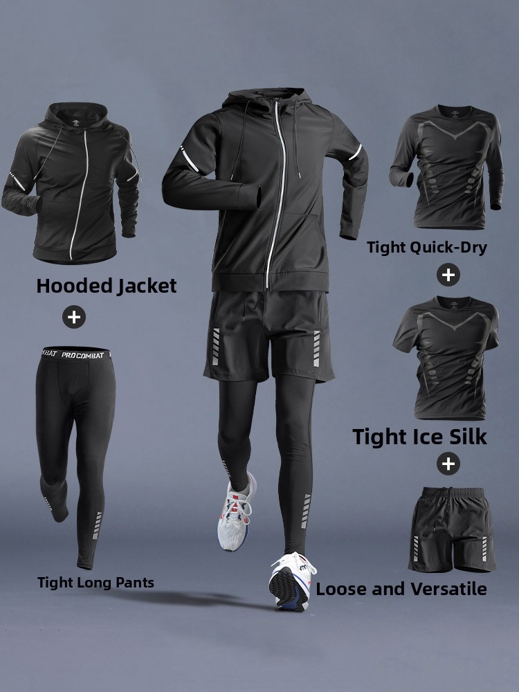 Qui Dry Sports Training Suit f - Running Gear Autumn ulasan dan harga
