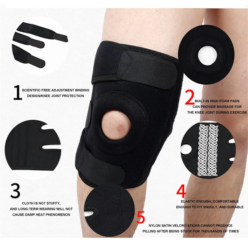 Spring Supported Knee Pads Sup - Running Gear Cool ulasan dan harga