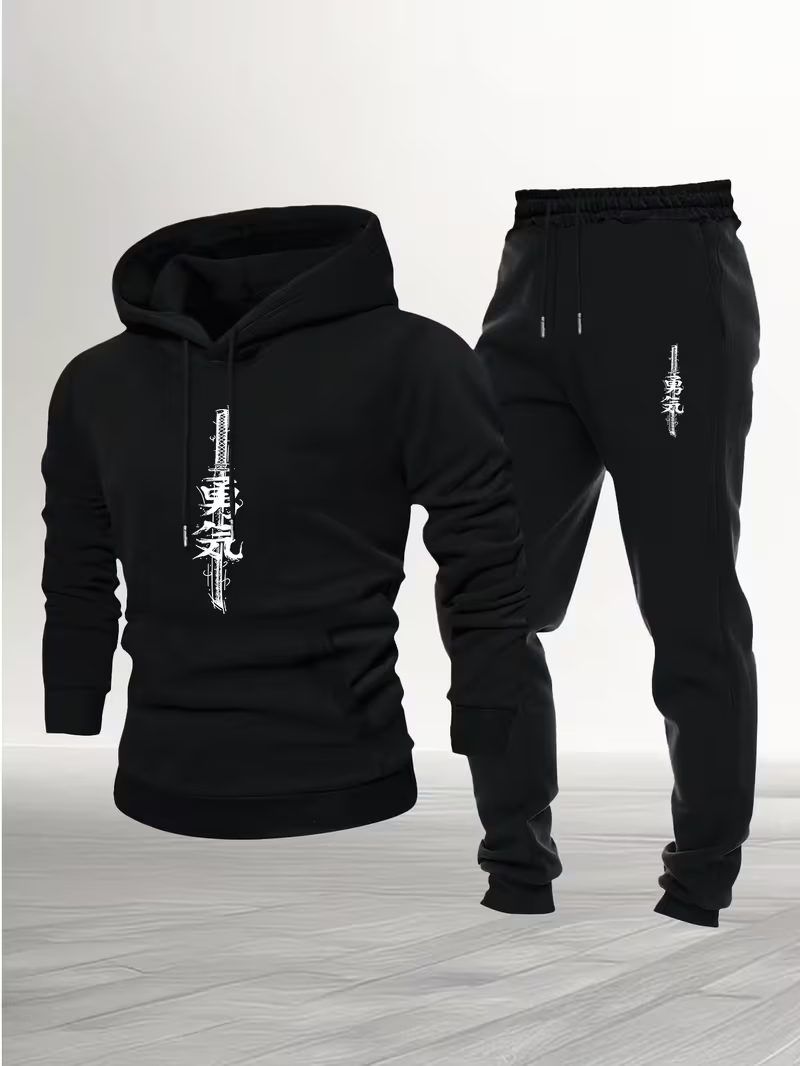Men's Urban Casual Two-Piece S - Running Gear Shop ulasan dan harga