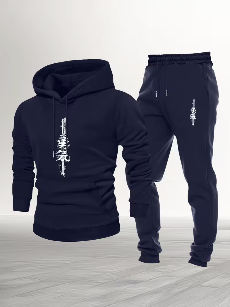 Men's Urban Casual Two-Piece S - Running Gear Shop ulasan dan harga