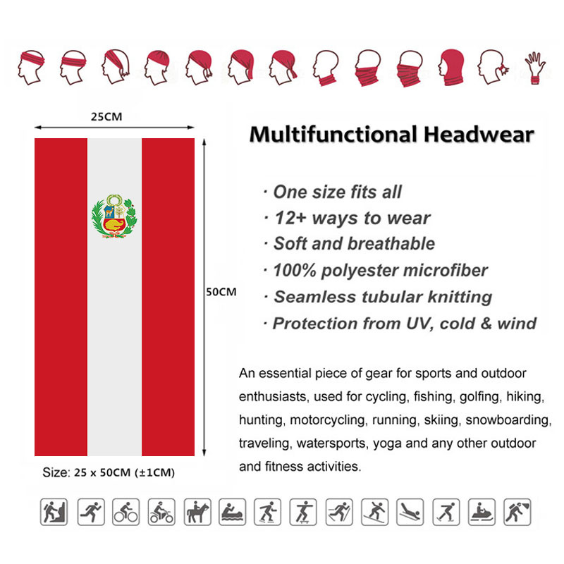 Brand New  Peruvian Flag Patte - Running Gear Autumn ulasan dan harga