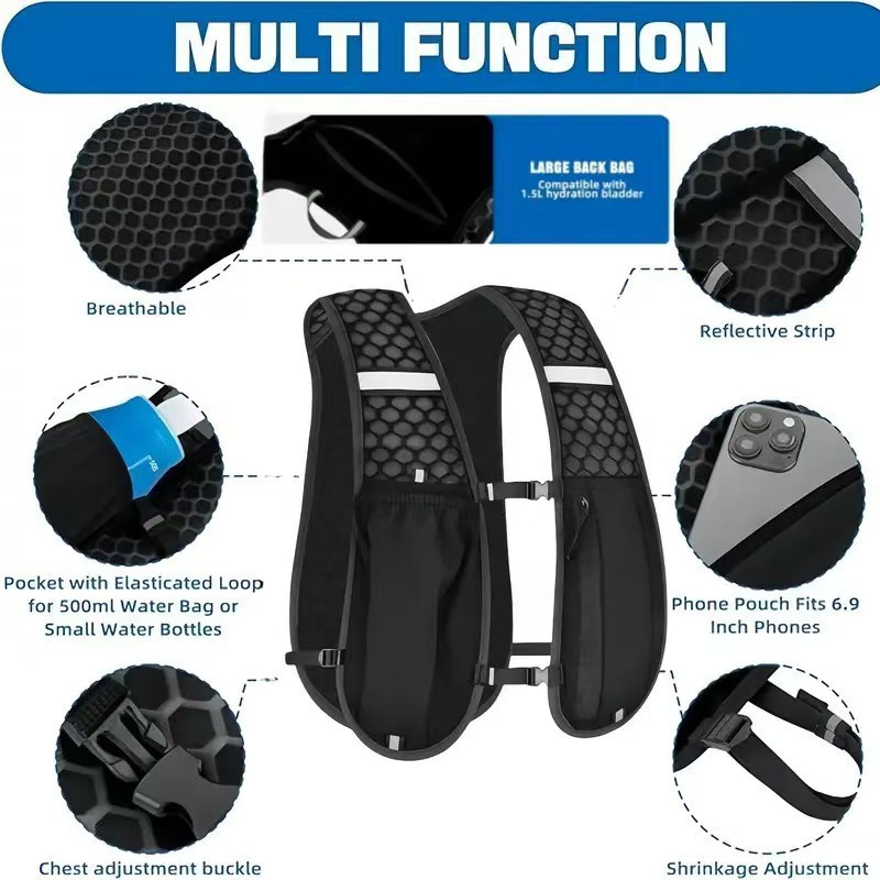 Hydration Backpack Vest for Ru - Running Gear Autumn ulasan dan harga