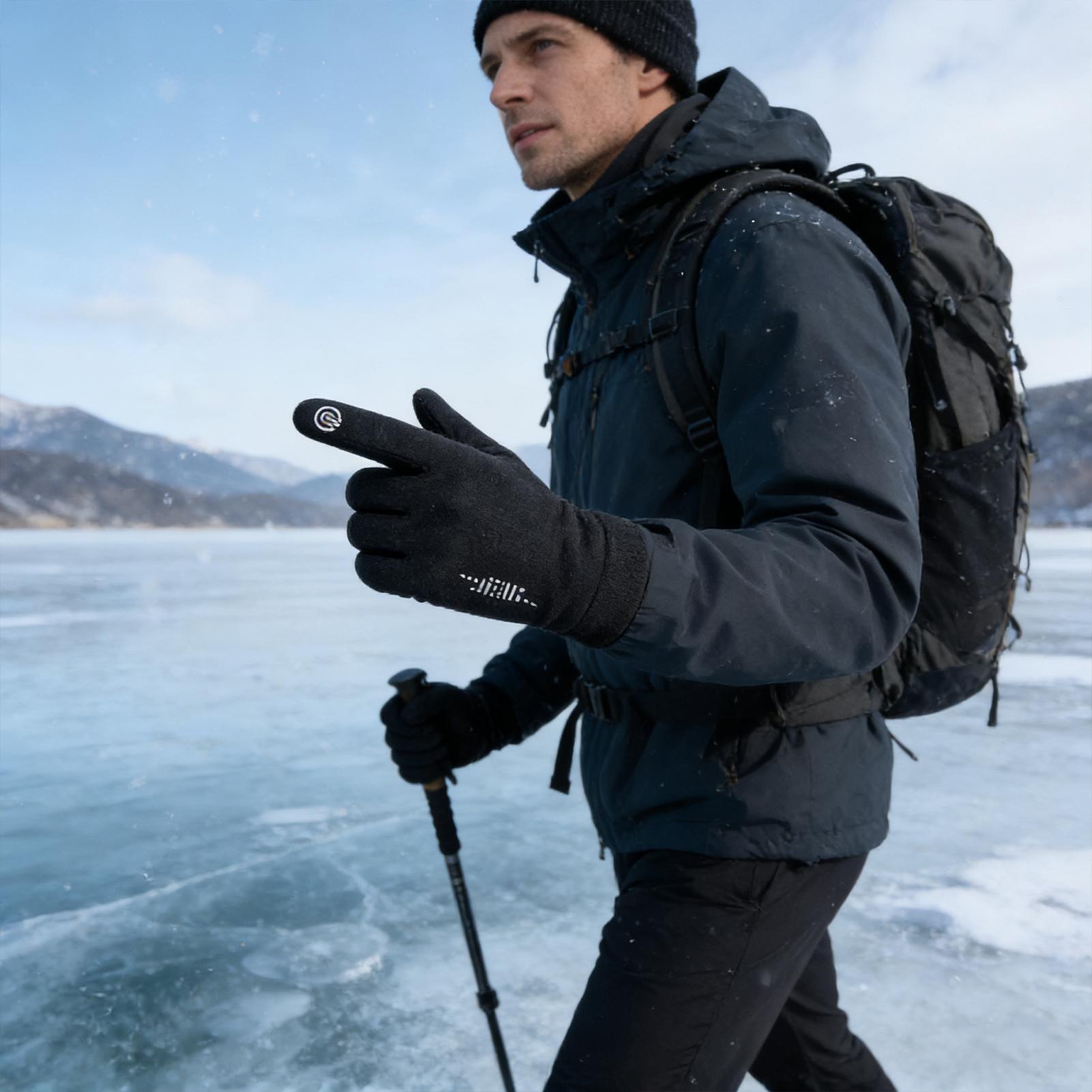 Warm Cycling Gloves Full Finge - Running Gear In Cold Weather ulasan dan harga